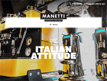 Tablet Screenshot of manetti.nl
